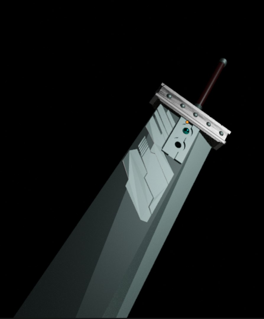3D Model Buster Sword - TurboSquid 2205920