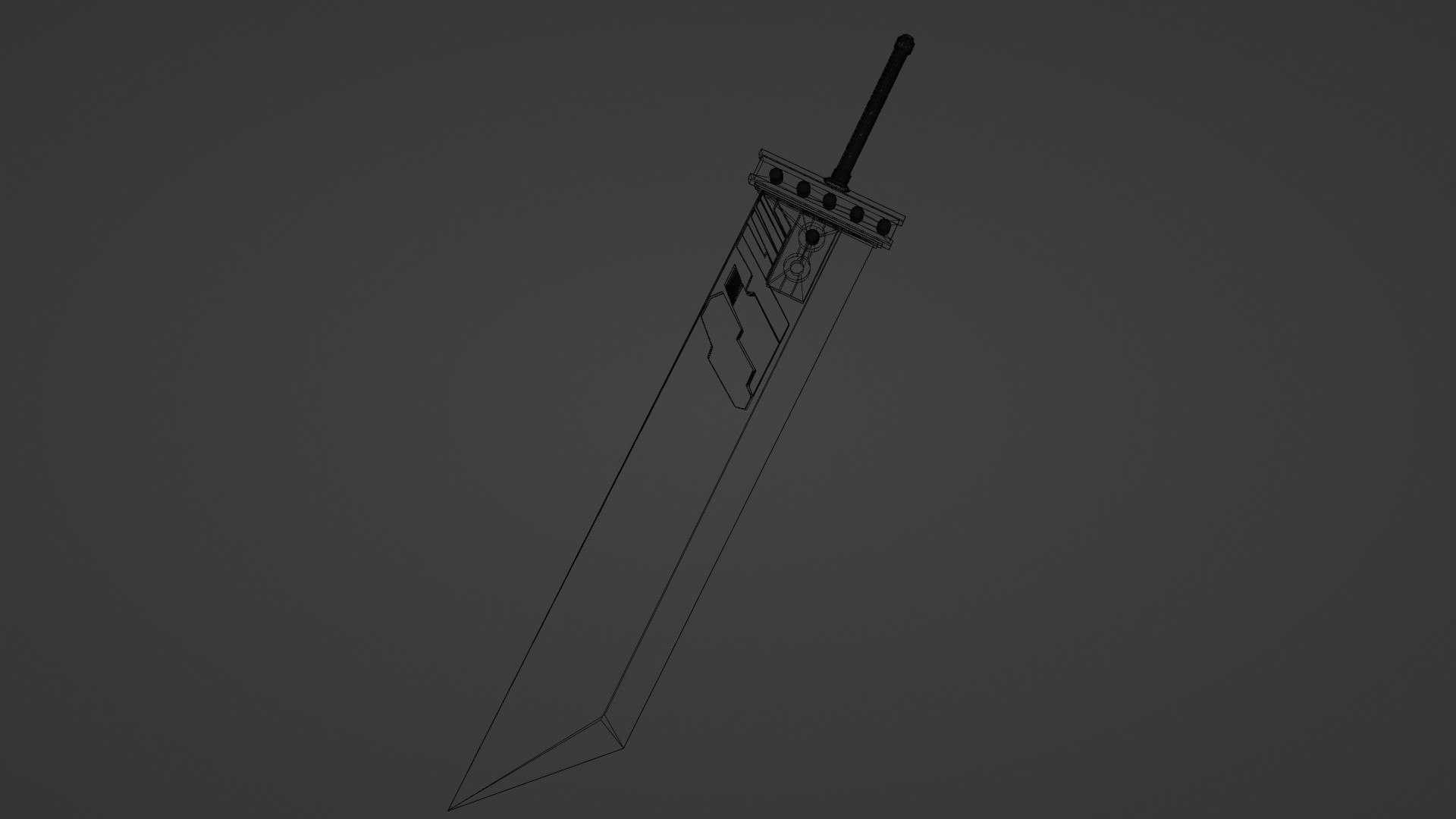 3D Model Buster Sword - TurboSquid 2205920
