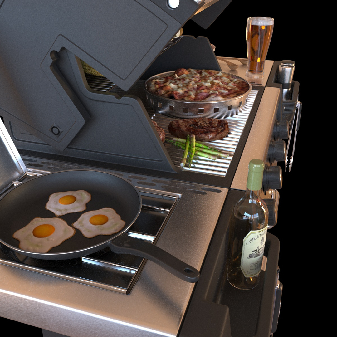 Grill Broil King 3D Model - TurboSquid 1633473