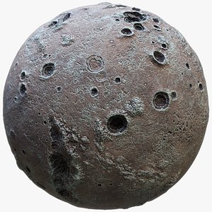 3D Cracked Planet