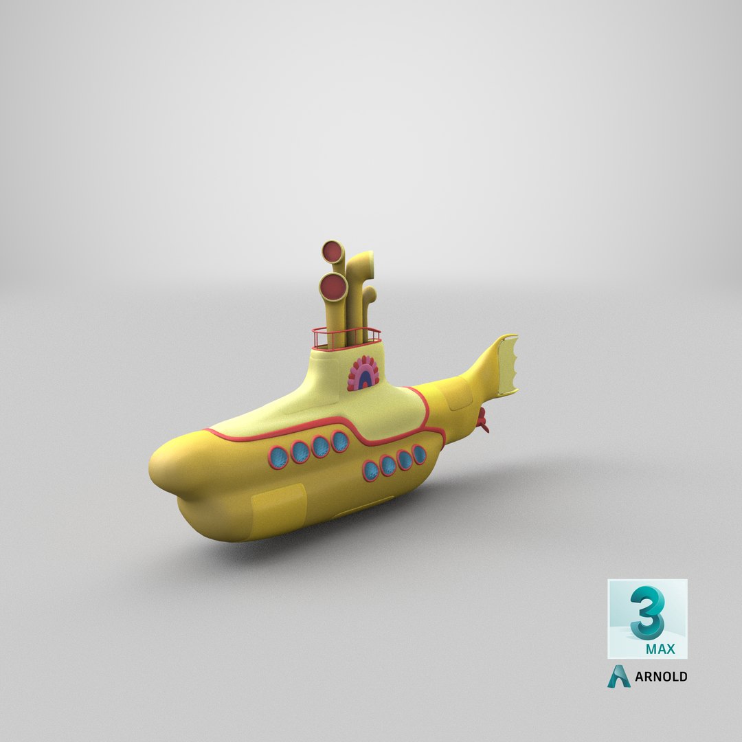 Yellow Submarine 3D https://p.turbosquid.com/ts-thumb/Fw/Zh1540/Gf/stemcell_max_arnold_render/png/1645477860/1920x1080/fit_q87/f7de06fe6af59b69c965480cb3f6268efd03b6f4/stemcell_max_arnold_render.jpg
