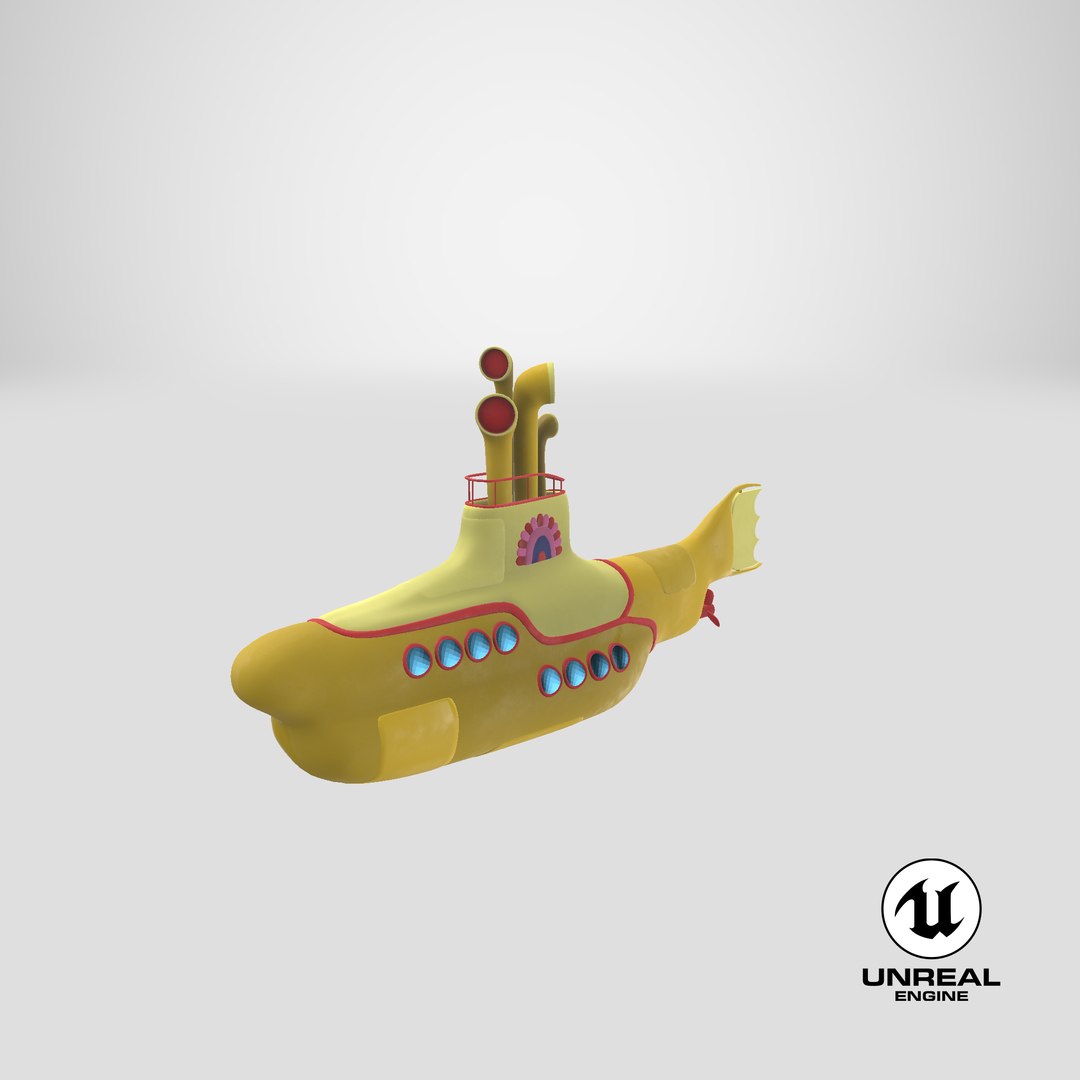Yellow Submarine 3D https://p.turbosquid.com/ts-thumb/Fw/Zh1540/JT/stemcell_unreal_render/png/1645477859/1920x1080/fit_q87/fa4161b11f847454f021ace850771c1bf34e60c8/stemcell_unreal_render.jpg