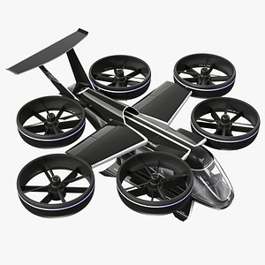 Passenger Aircraft Taxi Bell Nexus Lights On