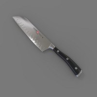 kitchen knife Santoku Wusthof Classic Ikon W-4176-17 7inch 17cm