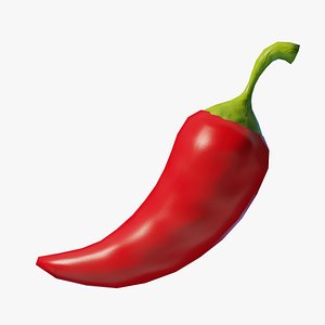 3D Chili pepper model