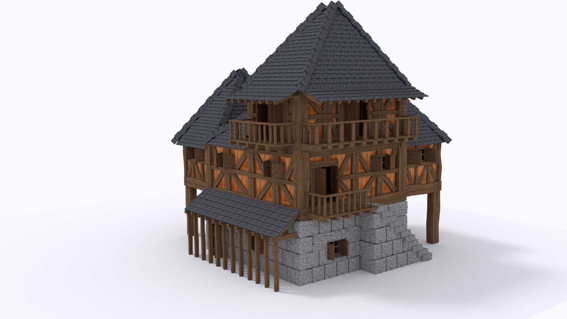 medieval house obj https://p.turbosquid.com/ts-thumb/Fw/cRAAFa/sz75LJ45/casamedievalterminada/png/1482755943/1920x1080/fit_q87/1551dba72c4d214494263488edda9c2ba0325ac4/casamedievalterminada.jpg