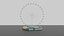 3D model Singapore Flyer Ferris Wheel