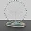 3D model Singapore Flyer Ferris Wheel