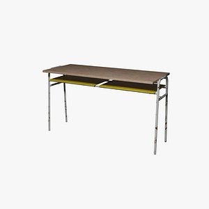 Vintage Communist-Era School Desk