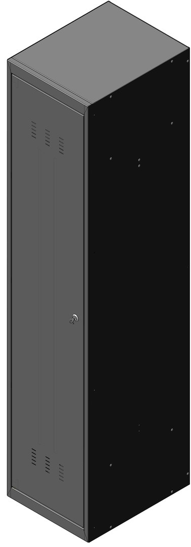 Metal Locker Model - TurboSquid 1666487