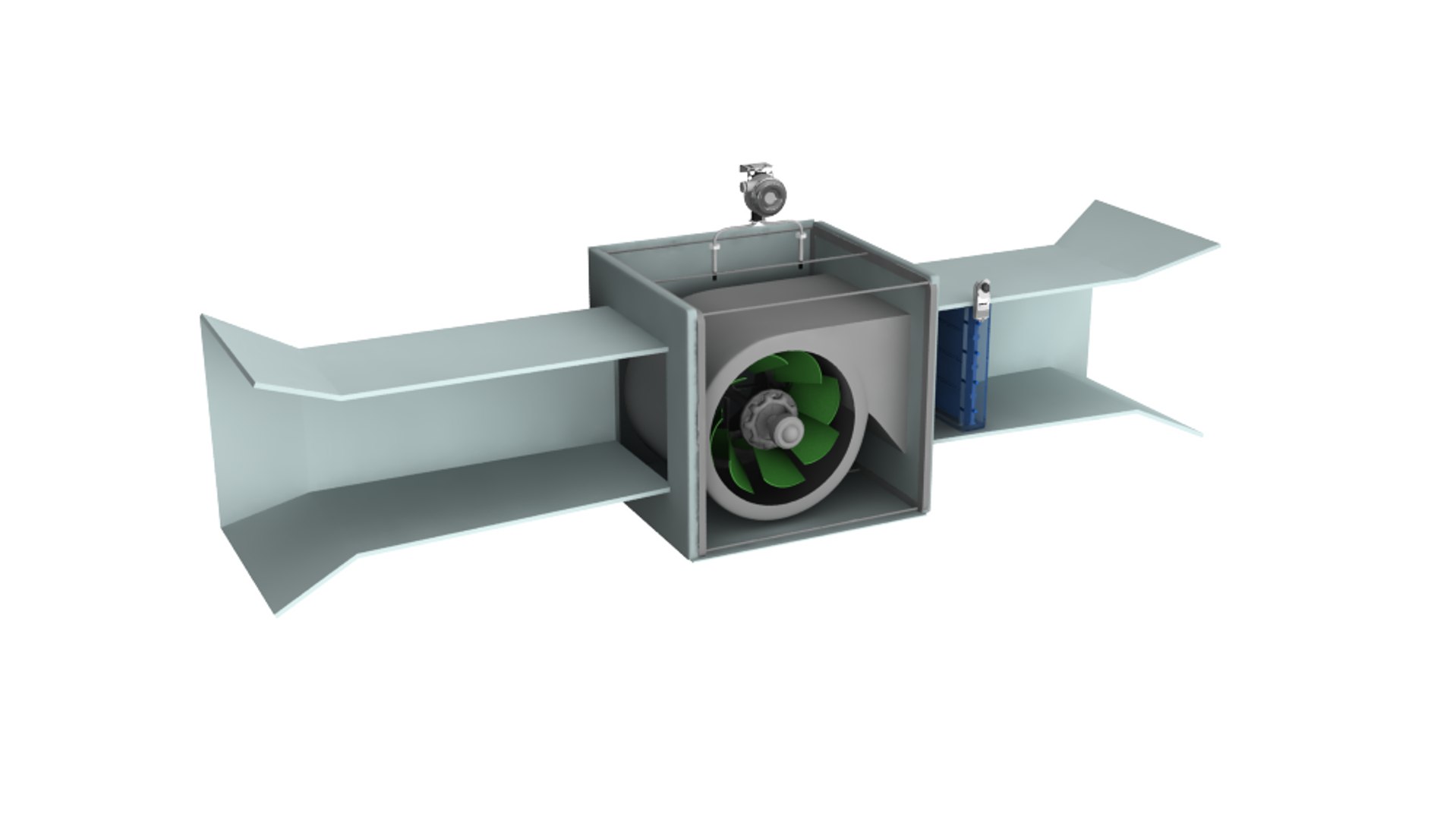 STL file Smoke Generator for Dioramas with fan for forced airflow