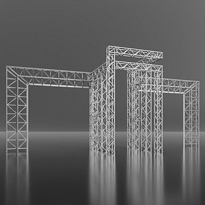 Steel constructions 3D model