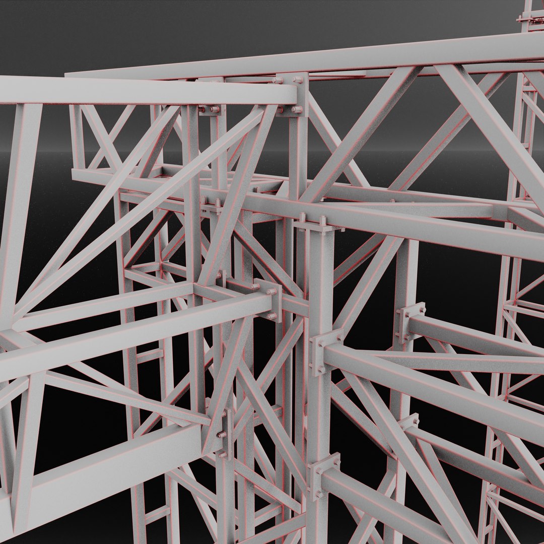 Steel Constructions 3D Model - TurboSquid 2245312