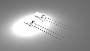 Light Emitting Diode Wtih Illuminating Animation