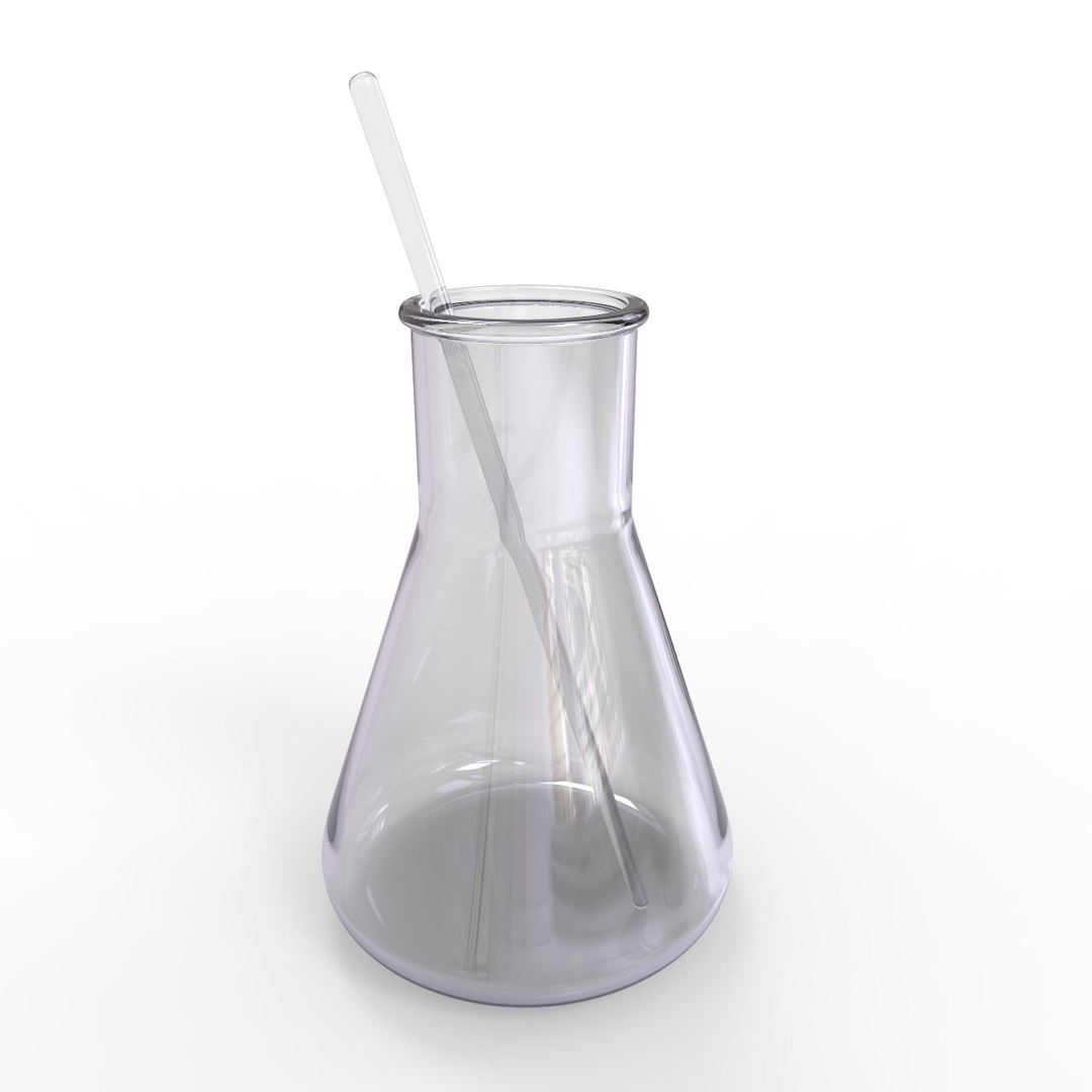 Laboratory Container Flask 3d Max