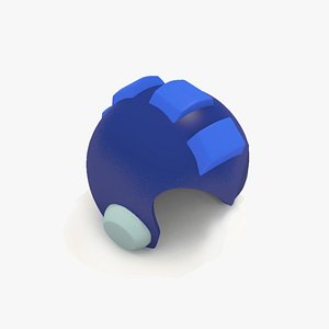 Cartoon Robot Helmet Model CRH2 3D