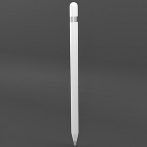 apple pencil 3d model