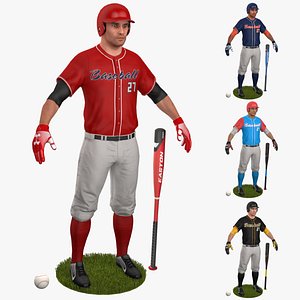 3D Baseball Batters