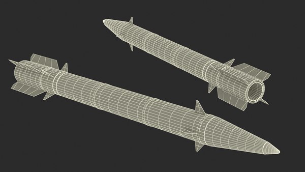 modelo 3d Misil balístico táctico tierra-tierra - TurboSquid 2302374