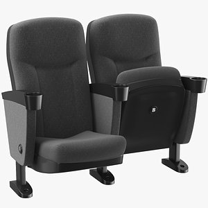Black Theater Chair