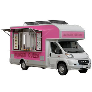 3D Food Truck RAM PROMASTER model