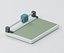Rotary Paper Trimmer with Sliding Cutter and Measurement Grid