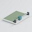 Rotary Paper Trimmer with Sliding Cutter and Measurement Grid