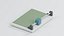 Rotary Paper Trimmer with Sliding Cutter and Measurement Grid