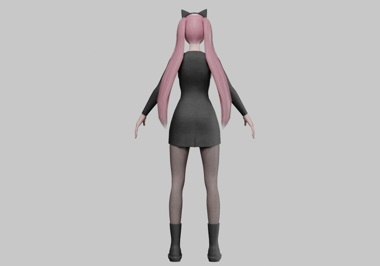 Cute Basic Girl V29765 3D Model - TurboSquid 2269218