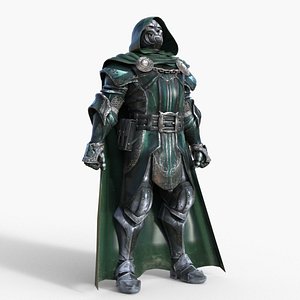 Doctor Doom Rigged low-poly 3d model 3D model