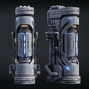 3D Sci-Fi Parts Kit Pack Vol 02 E-PBR
