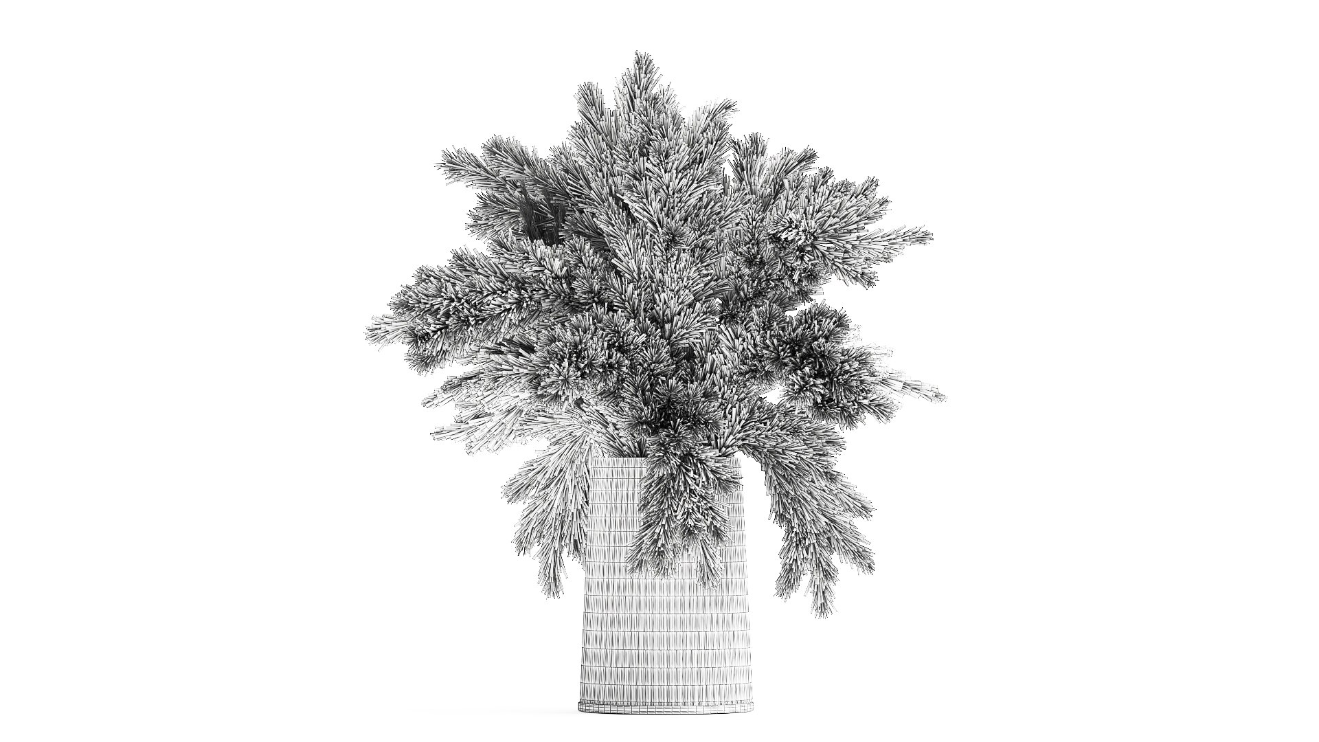 Bouquet Of Dried Reeds In A Vase 122 3D Model - TurboSquid 1765795