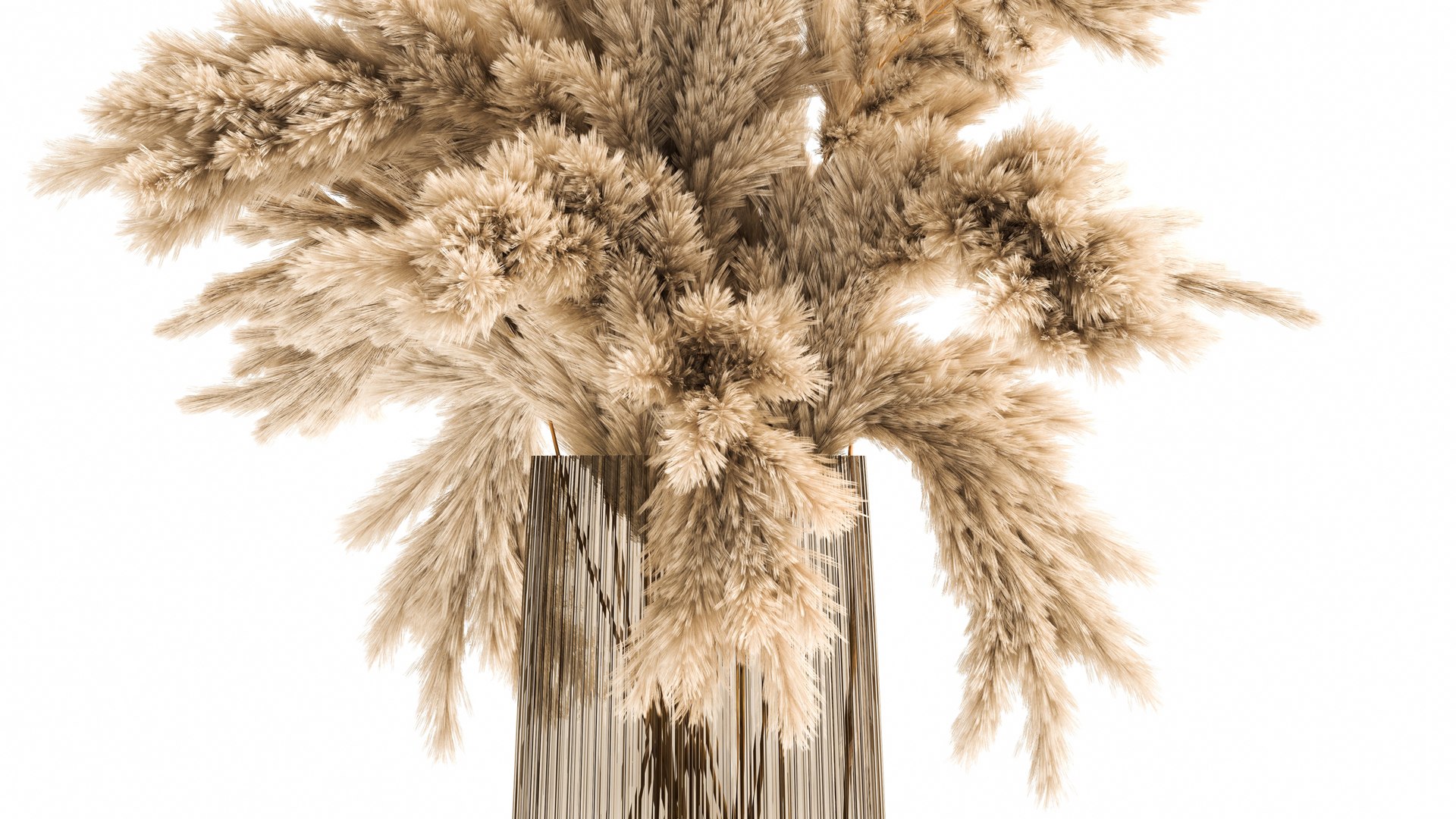 Bouquet Of Dried Reeds In A Vase 122 3D Model - TurboSquid 1765795