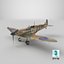 3D Supermarine Spitfire MkI SC