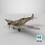 3D Supermarine Spitfire MkI SC