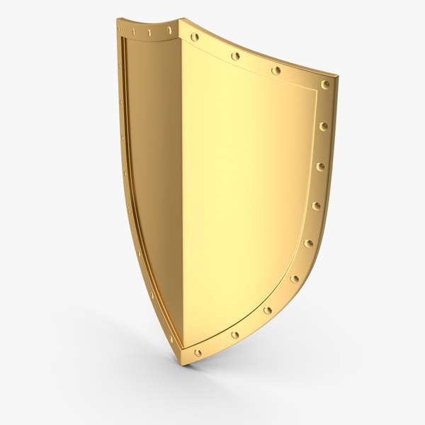 3D Gold Shield