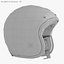 Motorcycles Helmet Ruby white-black & Goggles