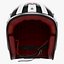Motorcycles Helmet Ruby white-black & Goggles
