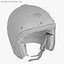 Motorcycles Helmet Ruby white-black & Goggles