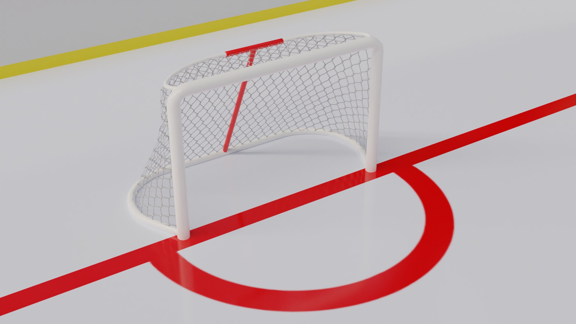 3D Realistic Ice Hockey Rink Model - TurboSquid 1861314