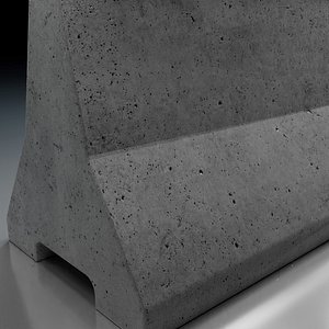 Street Element Barrier Concrete-200cm