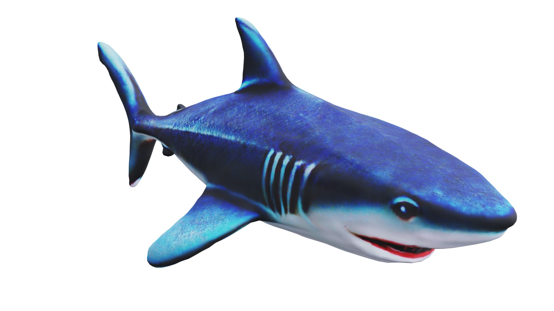 Low-poly Shark 3D Model - TurboSquid 2200614