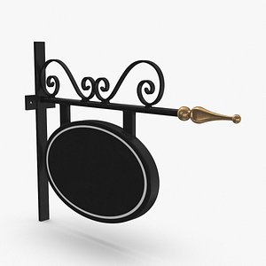 3D storefront-sign-14 model