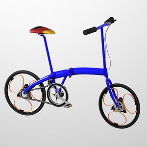 3D bike interior sport model