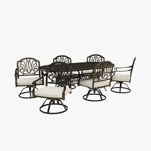 Artie Dining Set with Cushions