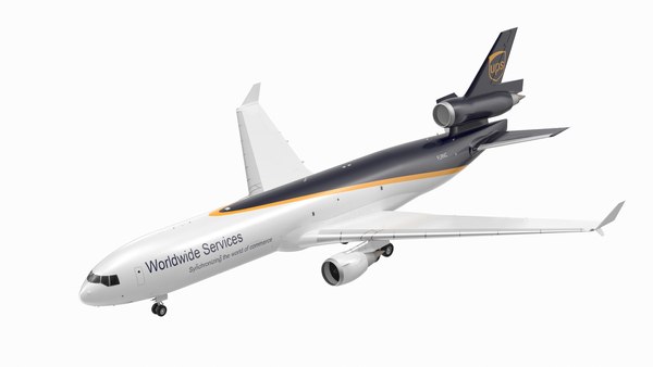 マクドネルダグラスMD11トライジェット旅客機UPS3Dモデル - TurboSquid