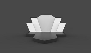 Stage backdrop 3D model model