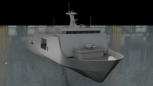 ssv warship 3D model