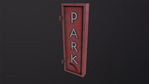Parking sign