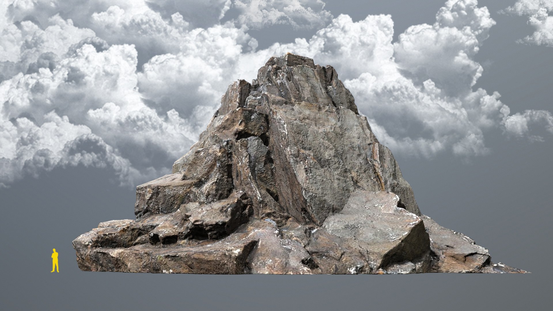 3D Model Cliff Rocks - TurboSquid 2312703